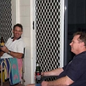 AUST QLD Townsville 2006NOV17 BBQ Flux 001  Macca and Fluxy having a natter. : 2 McIntyre Court, 2006, Australia, BBQ, Date, Events, Month, November, Places, QLD, Townsville, Year